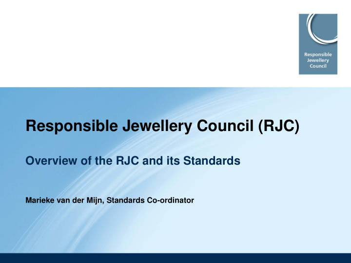 responsible jewellery council rjc