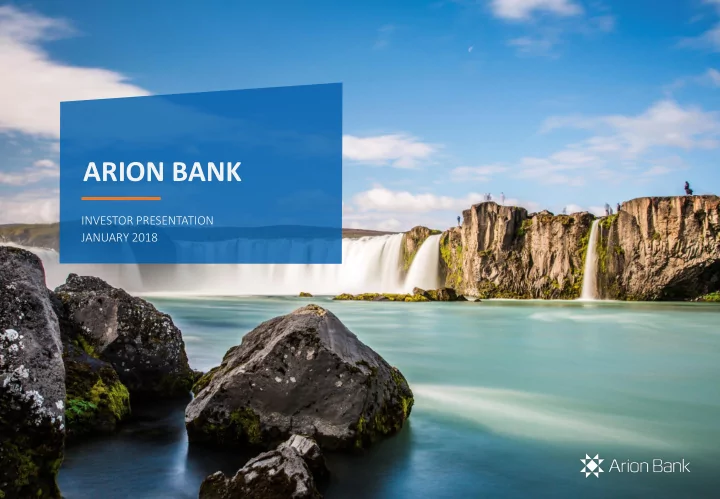 arion bank