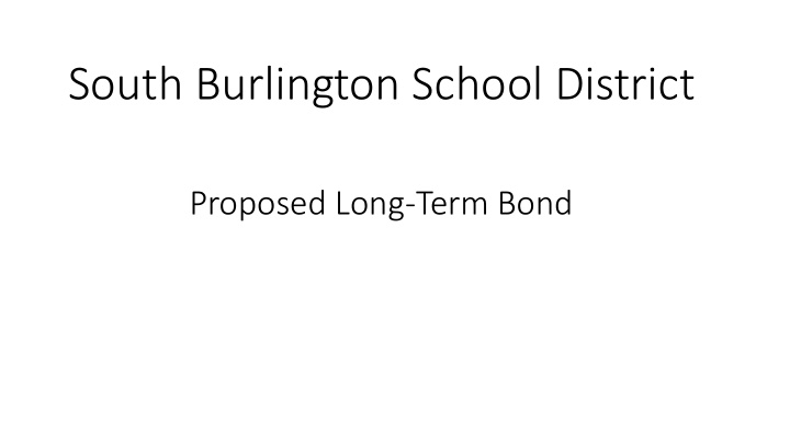 south burlington school district