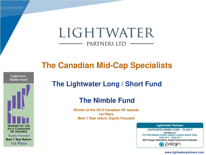 the canadian mid cap specialists