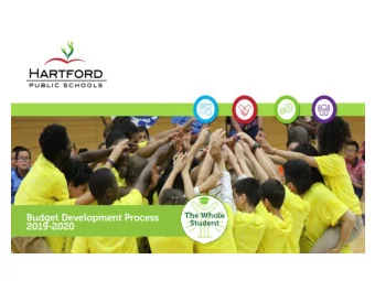 Session attendees will:  Understand enhancements to the budget process  Get an overview of