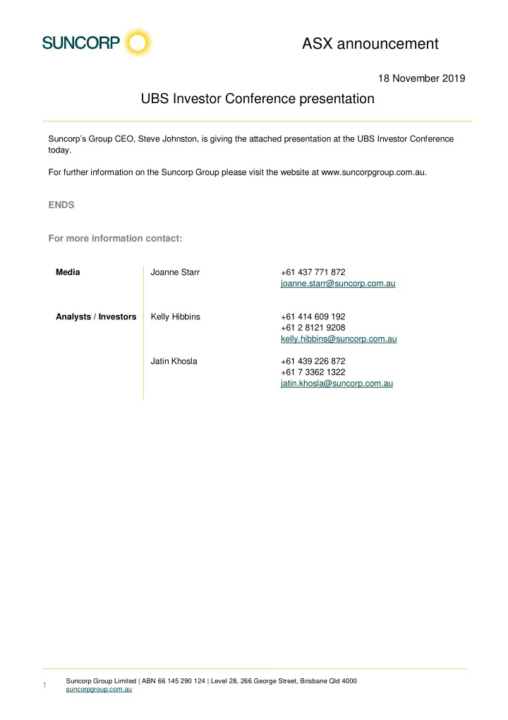 asx announcement