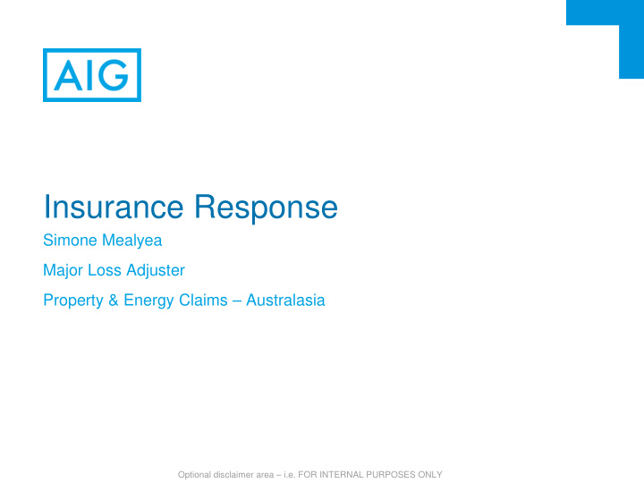 insurance response