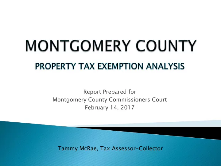 montgomery county commissioners court