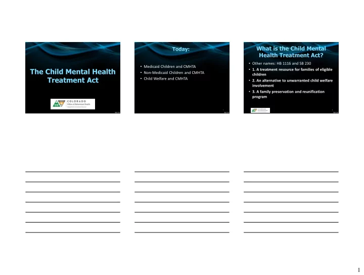 the child mental health