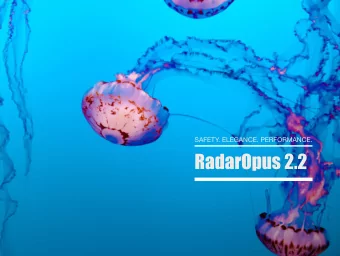 RadarOpus 2.2  Your success is our  priority  Our latest software technology and security  features