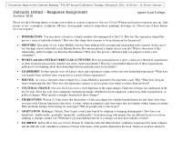 outcasts united response assignment