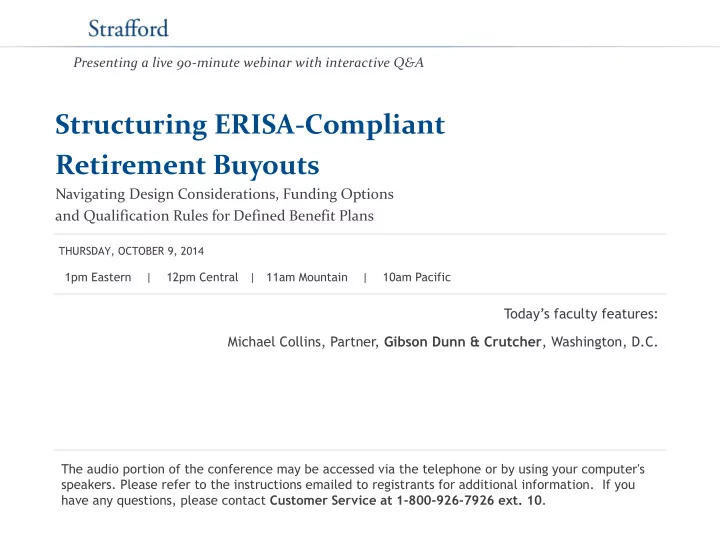 structuring erisa compliant