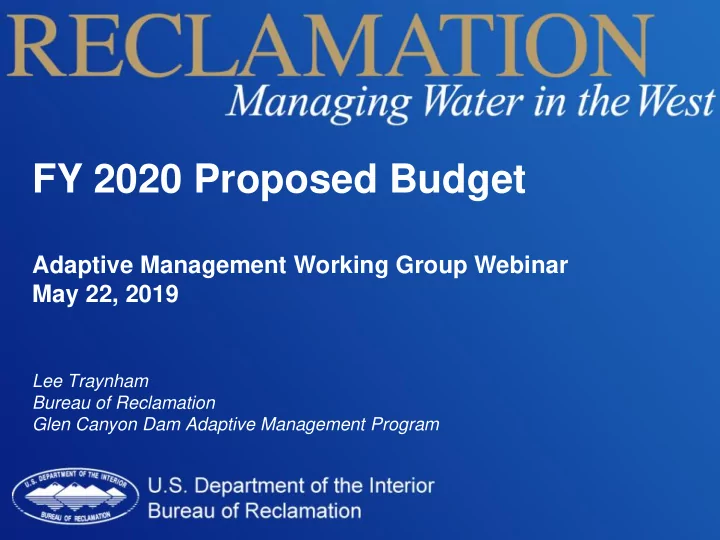 fy 2020 proposed budget