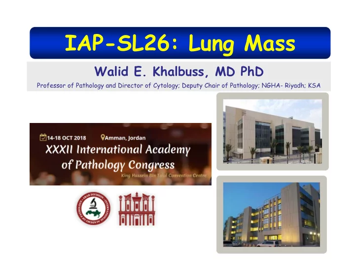iap sl26 lung mass