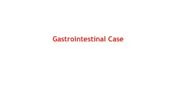 Gastrointestinal Case  Clinical  30 year old female  Acute onset right lower quadrant pain