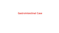 gastrointestinal case clinical