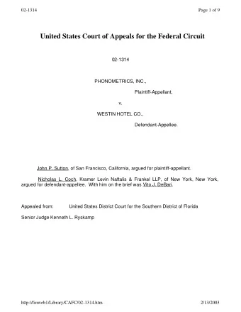 02-1314  Page 3 of 9  most essential background here.  For additional information the reader can