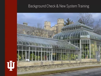 Background Check &amp; New System Training  Background Checks   Staff/Temporary Policy