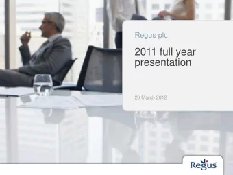 presentation  20 March 2012  Caution statement  This presentation may contain forward looking