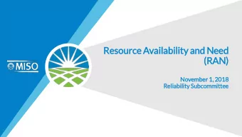 No  November 1,  1, 201  2018  Reli  liabil  ilit  ity Sub  ubcommit  ittee  1  Purpose &amp;