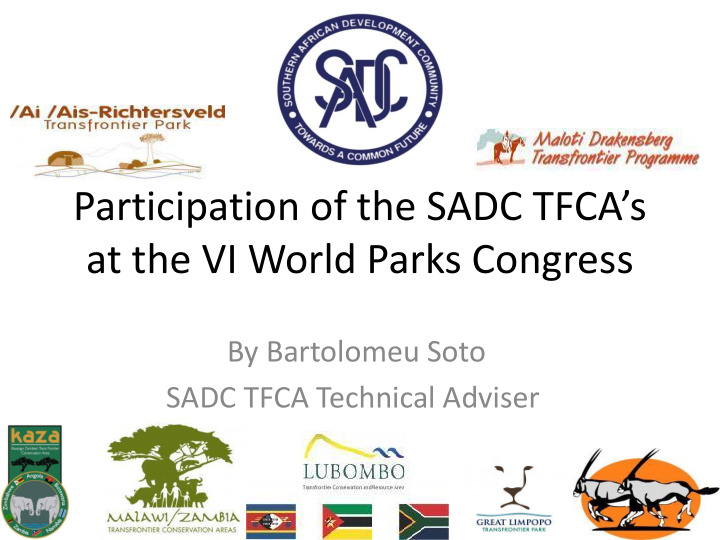 at the vi world parks congress
