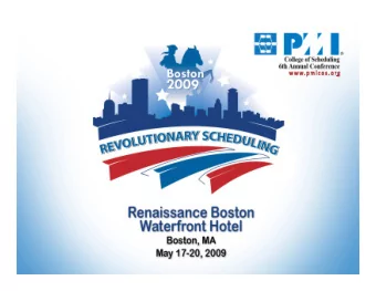 Automated Productivity Based  Automated Productivity Based  Schedule Animation (APBSA)  Schedule