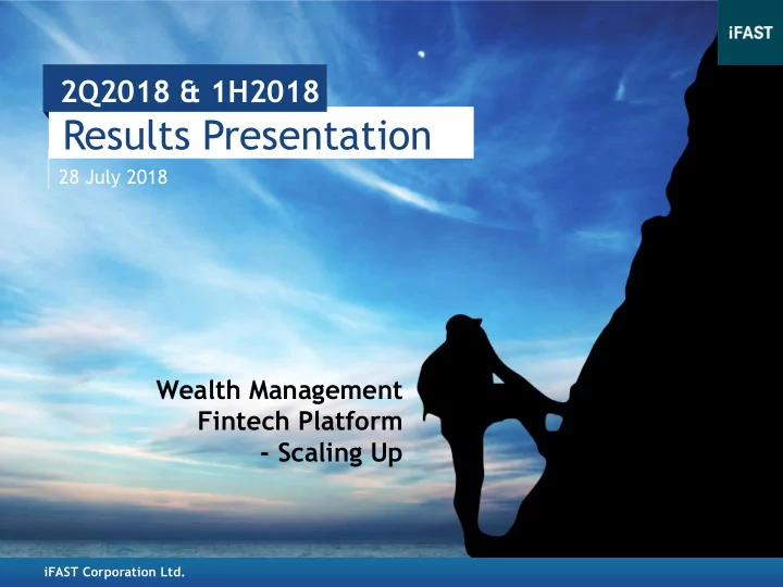 results presentation