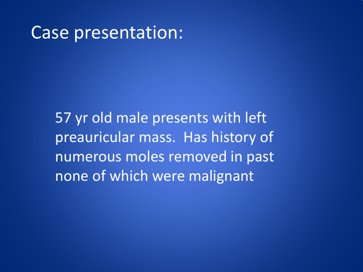 case presentation