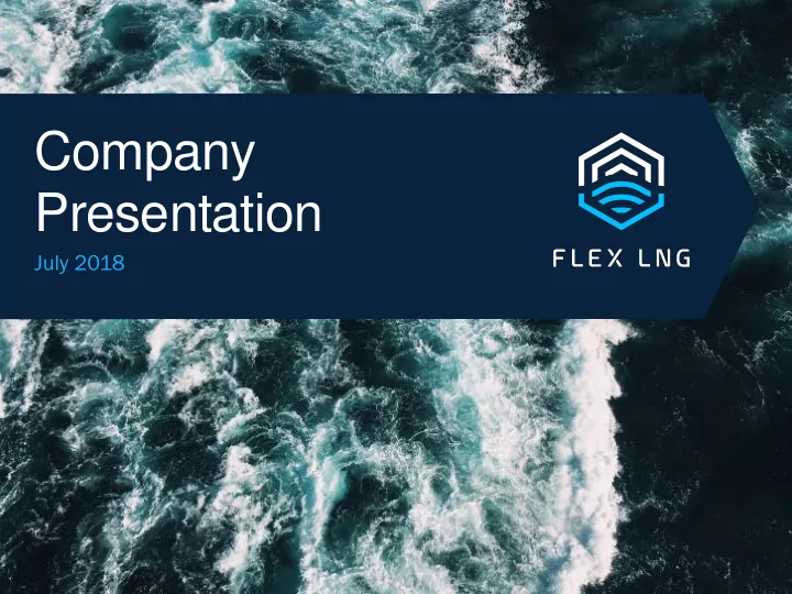 company presentation