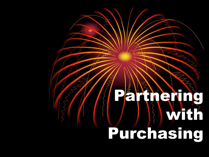 with purchasing today s objectives what the purchasing