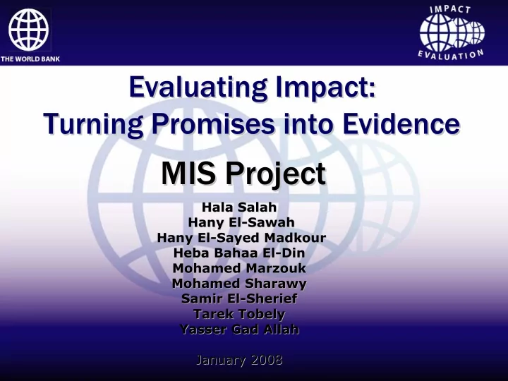 mis project mis project