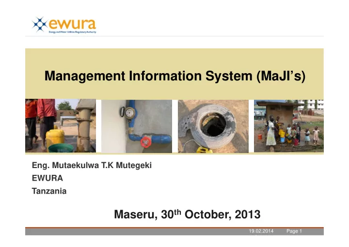 management information system maji s