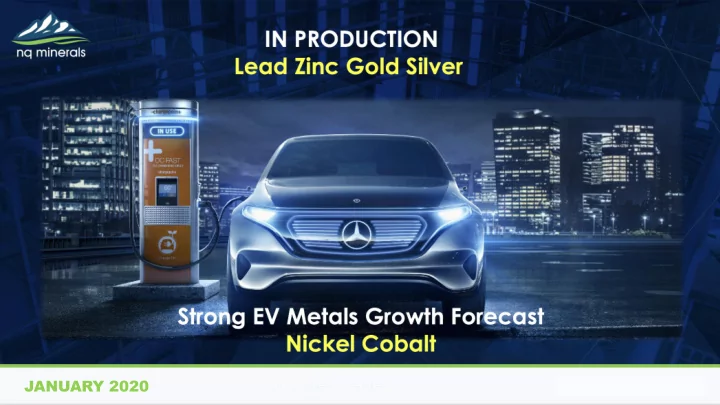 january 2020 nq minerals ls hel elly lyer r operatio tions