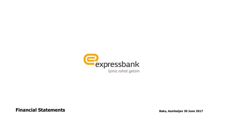 financial statements