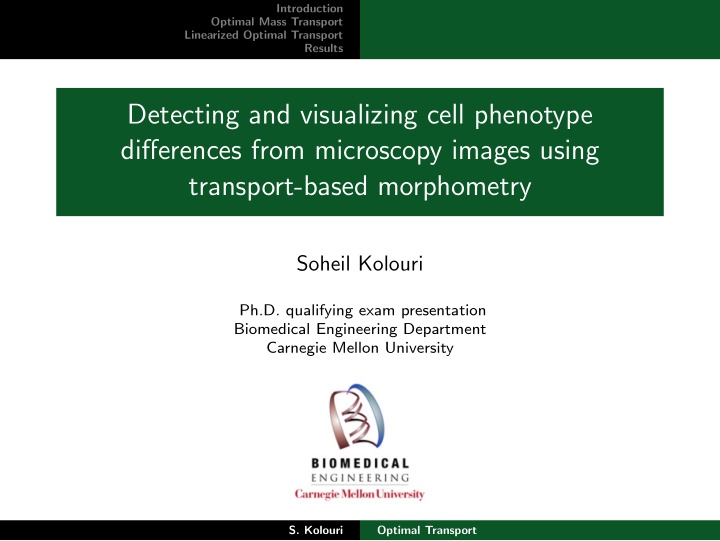 detecting and visualizing cell phenotype differences from
