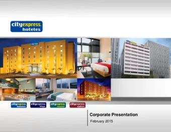 Corporate Presentation  February 2015  Disclaimer  This presentation has been prepared with