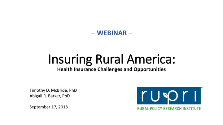 insuring g rural al am america a