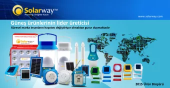 Gne rnlerinin lider reticisi  Kresel marka insanlarn hayatn deitiriyor