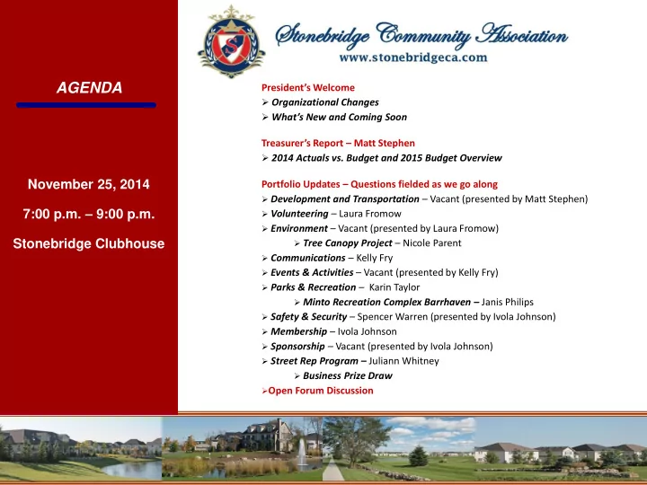 agenda