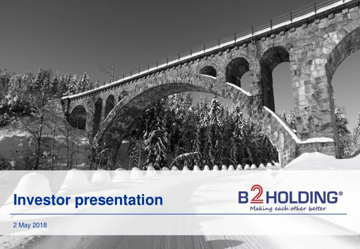 investor presentation