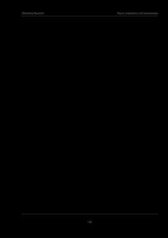 8. Report preparation and presentation  8.1 Chapter summary  In this chapter we focus on the last