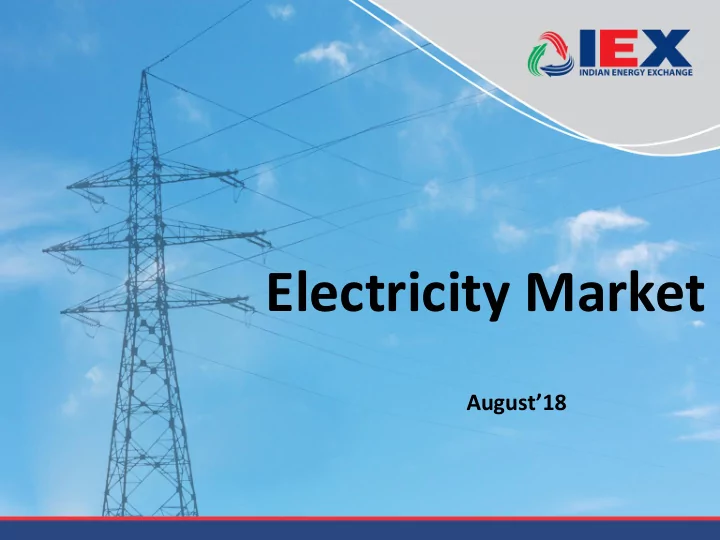 electricity market