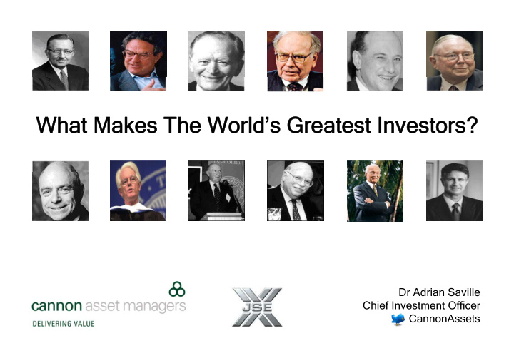 what makes the world s greatest investors what makes the