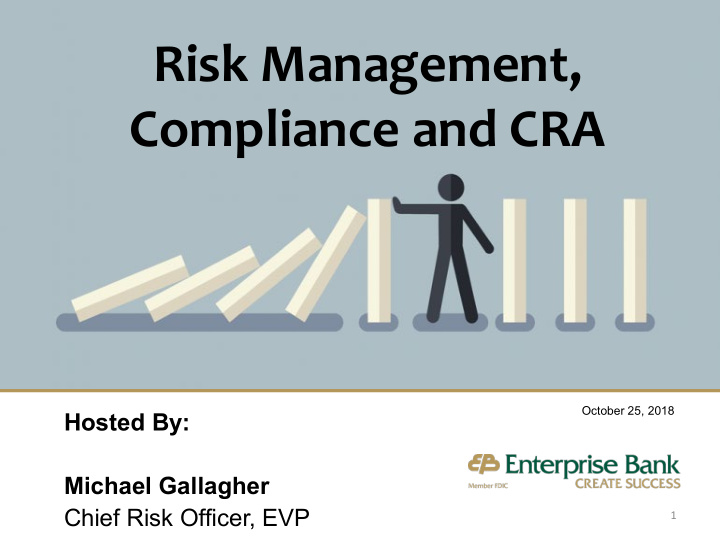 risk management compliance and cra