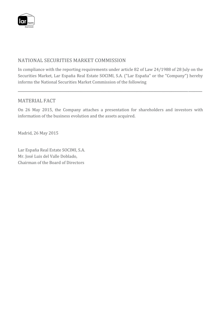 national securities market commission