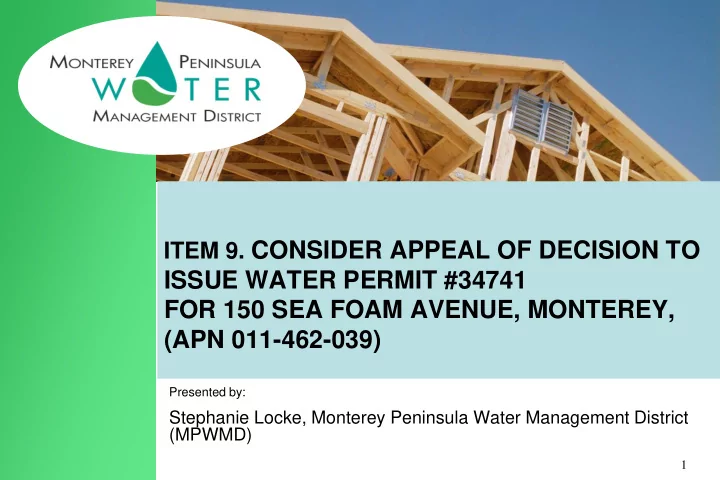for 150 sea foam avenue monterey