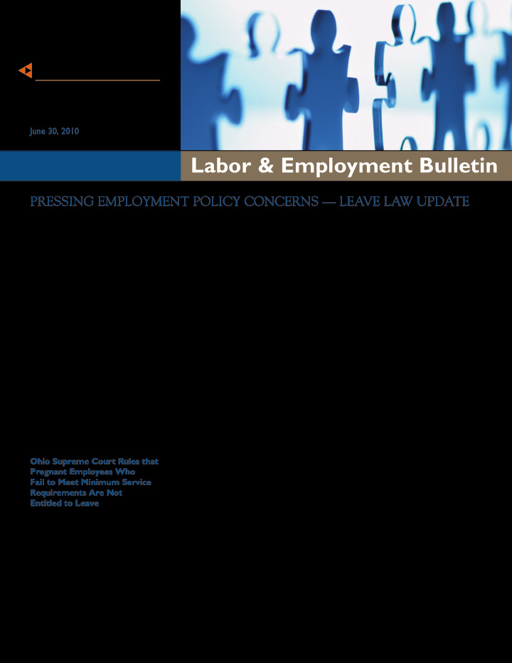 labor employment bulletin