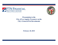 presentation to the city of los angeles treasurer on the
