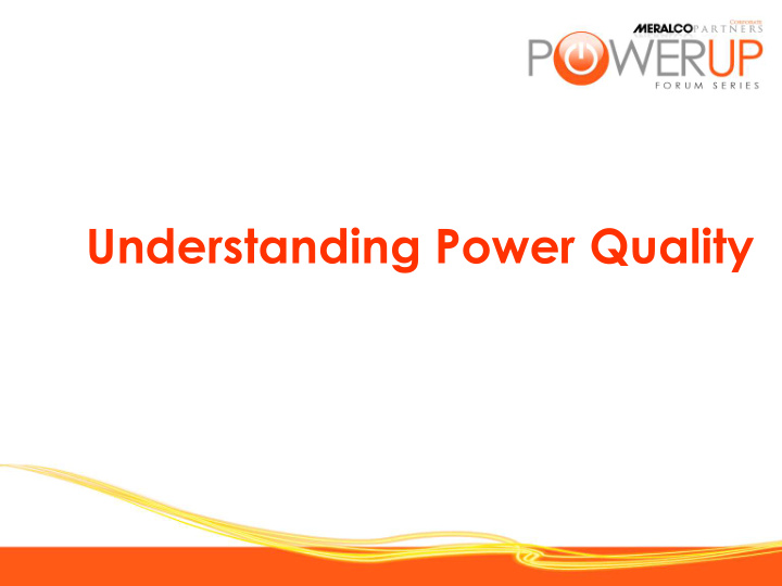 understanding power quality outline