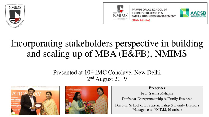incorporating stakeholders perspective in building and