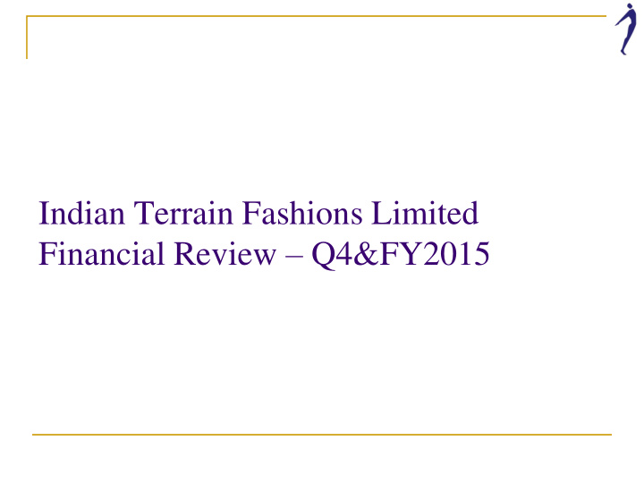 financial review q4 fy2015