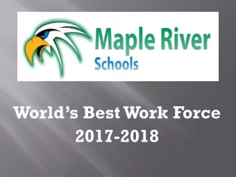 Worlds Best Work Force  2017-2018  Professional Learning Community  Data analysis through