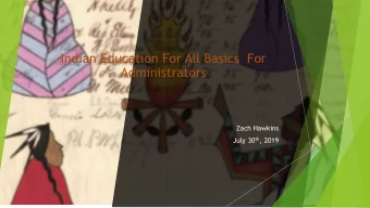 Administrators  Zach Hawkins July 30 th , 2019  Section 1    (1) It is the goal of the people to