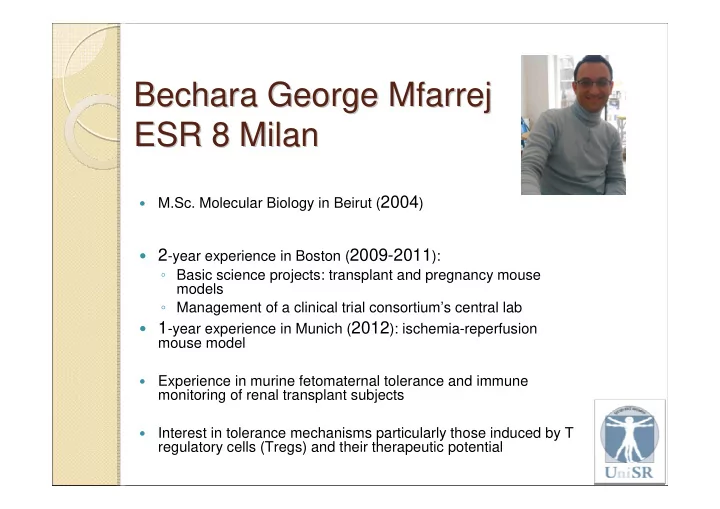 bechara george mfarrej bechara george mfarrej esr 8 milan